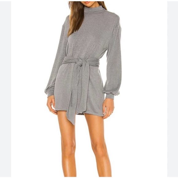 Majorelle Revolve Edwin Mini Gray Sweater Dress Size XS - Picture 1 of 9